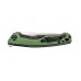 7312211 Нож  KnifeTEC one-hand  green aluminum with clip Puma сталь 9Cr14MoV